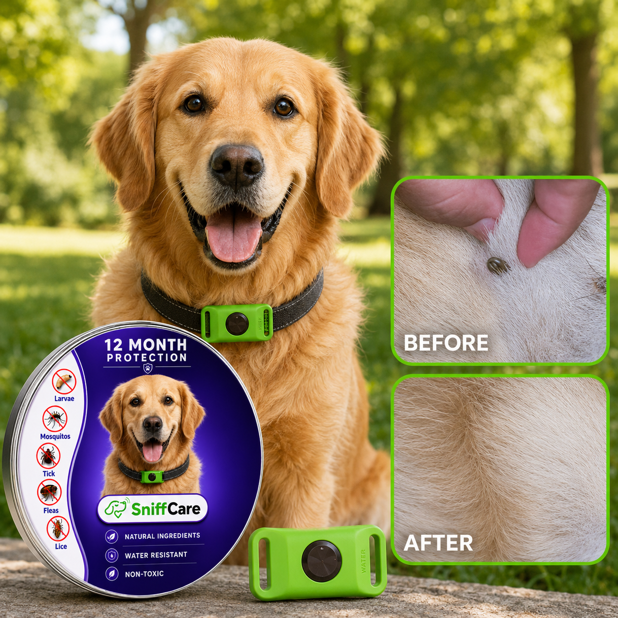 SniffCare™ 12 Months Flea and Tick Free